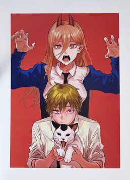 Плакат A3 Chainsaw Man poster-245 фото