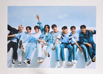 Плакат A3 Ateez poster-349 фото