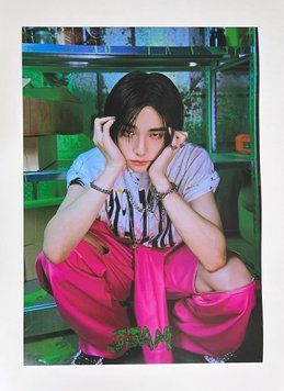 Плакат A3 Hyunjin / Stray Kids poster-25 фото