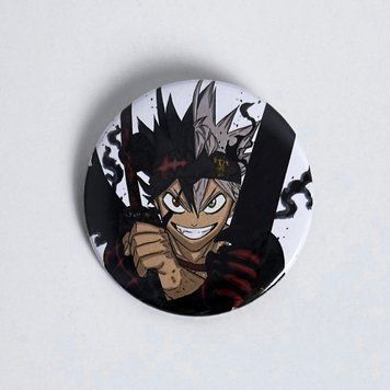 Значок Аста / Black Clover badge-322 фото