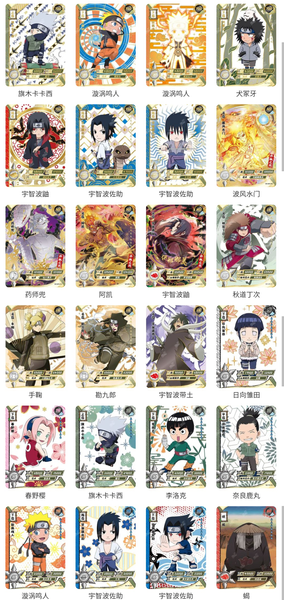 Бокс колекційних карток Naruto (Ранг 5П, Tier 3 Wave 2, 20 паків, виробник Kayou) cardbox-65 фото