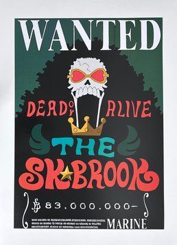 Плакат A3 Брук / One Piece poster-236 фото