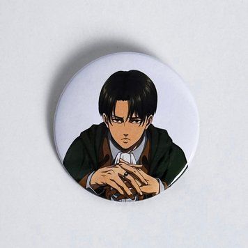 Значок Леві Аккерман / Attack on Titan badge-377 фото