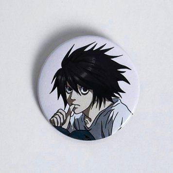 Значок L / Death Note badge-264 фото