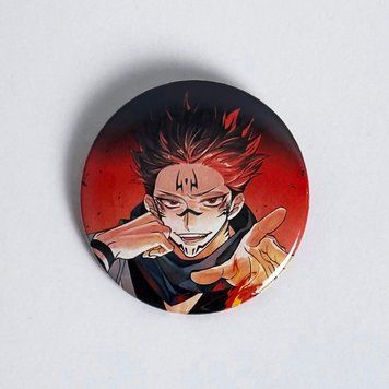 Значок Сукуна / Jujutsu Kaisen badge-164 фото