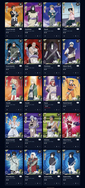 Набір карток Naruto SR-ранг 20 шт Kayou (NRZ08-SR-001-020) NRZ08-SR-001-020 фото