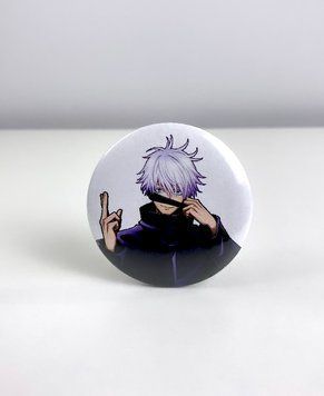 Значок Годжо Сатору / Jujutsu Kaisen badge-166 фото