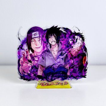 Акрилова фігурка Саске і Ітачі (12х15 см) / Naruto acrylic-144 фото