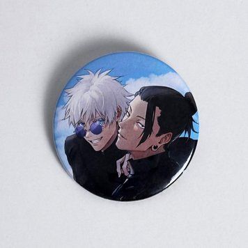 Значок Годжо і Гето / Jujutsu Kaisen badge-170 фото