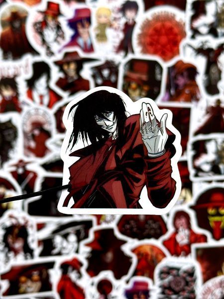 Набір стікерів "Хеллсінг" (50 шт) / Hellsing sticker-118 фото