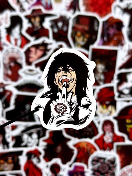 Набір стікерів "Хеллсінг" (50 шт) / Hellsing sticker-118 фото