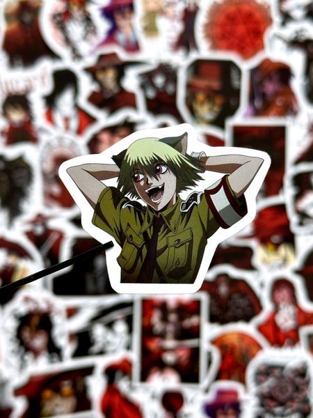 Набір стікерів "Хеллсінг" (50 шт) / Hellsing sticker-118 фото