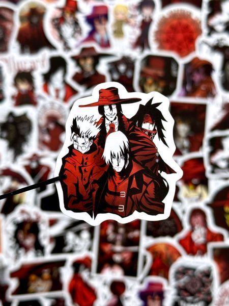 Набір стікерів "Хеллсінг" (50 шт) / Hellsing sticker-118 фото