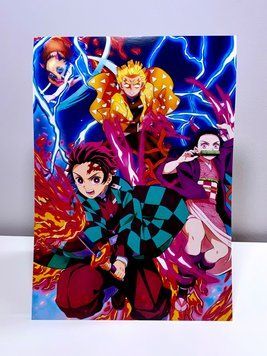 Плакат A3 Demon Slayer poster-163 фото