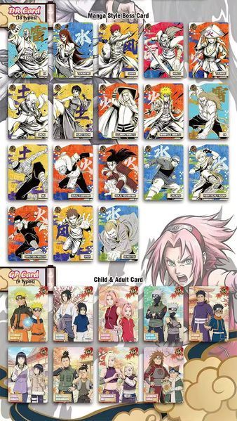 Бокс колекційних карток Naruto (18 шт, виробник Mai Dong) cardbox-69 фото