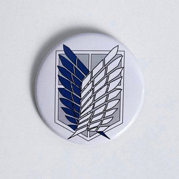 Значок Герб Розвідкорпусу / Attack on Titan badge-233 фото