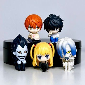Сет міні-фігурок Зошит Смерті 5 шт (4.5 см) / Death Note figure-97 фото