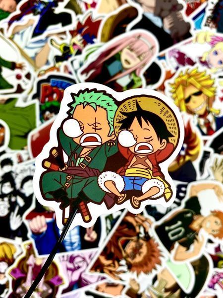 Набір стікерів по рандомним аніме (30 шт) sticker-80 фото