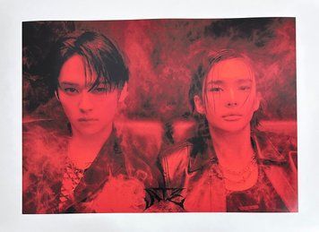 Плакат A3 Hyunjin & Lee Know / Stray Kids poster-14 фото
